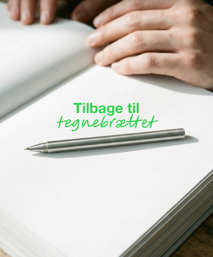 Tilbage til tegnebrættet